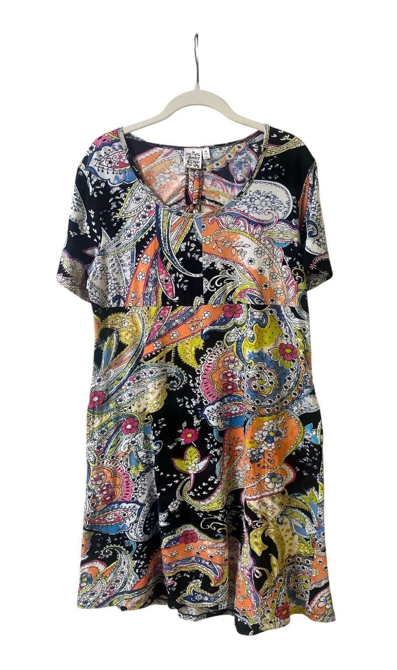 Parsley &  Sage multi floral tunic style dress s medium